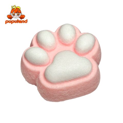 Pink kitten paws - wrapped in furtaba squishy slime squishies tabba squishies kidstoysFood-Grade Silicone Slow-Rising Rebound Squishy Fidget Toys for Stress Relief - Soft Squeeze Toys with Thick Creamy Slime Texture, Handmade Non-Toxic Sensory Toys