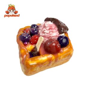 Blueberry Jam Ice Cream Thick Toasttaba squishy slime squishies tabba squishies kidstoysFood-Grade Silicone Slow-Rising Rebound Squishy Fidget Toys for Stress Relief - Soft Squeeze Toys with Thick Creamy Slime Texture, Handmade Non-Toxic Sensory Toys