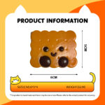 Cookie Man taba squishy slime squishies tabba squishies kidstoys食品级硅胶慢回弹软胶玩具，缓解压力 - 柔软挤压玩具，质地浓稠顺滑，手工制作，无毒感官玩具