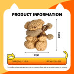 Scar Bear - Browntaba squishy slime squishies tabba squishies kidstoysFood-Grade Silicone Slow-Rising Rebound Squishy Fidget Toys for Stress Relief - Soft Squeeze Toys with Thick Creamy Slime Texture, Handmade Non-Toxic Sensory Toys