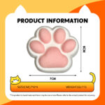 white kitten paws - wrapped in furtaba squishy slime squishies tabba squishies kidstoysFood-Grade Silicone Slow-Rising Rebound Squishy Fidget Toys for Stress Relief - Soft Squeeze Toys with Thick Creamy Slime Texture, Handmade Non-Toxic Sensory Toys