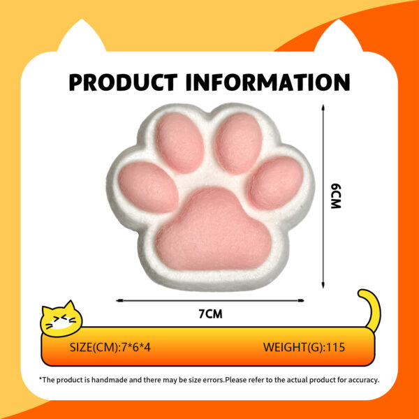 white kitten paws - wrapped in furtaba squishy slime squishies tabba squishies kidstoysFood-Grade Silicone Slow-Rising Rebound Squishy Fidget Toys for Stress Relief - Soft Squeeze Toys with Thick Creamy Slime Texture, Handmade Non-Toxic Sensory Toys