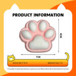 Pink kitten paws - wrapped in furtaba squishy slime squishies tabba squishies kidstoysFood-Grade Silicone Slow-Rising Rebound Squishy Fidget Toys for Stress Relief - Soft Squeeze Toys with Thick Creamy Slime Texture, Handmade Non-Toxic Sensory Toys