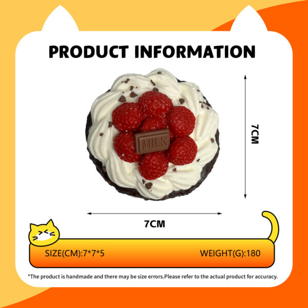 Chocolate Raspberry Tower Caketaba squishy slime squishies tabba squishies kidstoysFood-Grade Silicone Slow-Rising Rebound Squishy Fidget Toys for Stress Relief - Soft Squeeze Toys with Thick Creamy Slime Texture, Handmade Non-Toxic Sensory Toys