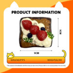 Maillard Toasttaba squishy slime squishies tabba squishies kidstoysFood-Grade Silicone Slow-Rising Rebound Squishy Fidget Toys for Stress Relief - Soft Squeeze Toys with Thick Creamy Slime Texture, Handmade Non-Toxic Sensory Toys