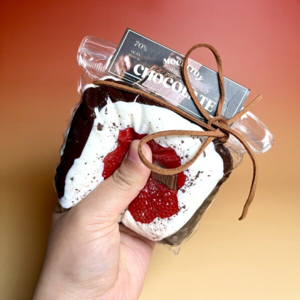 Chocolate Raspberry Tower Caketaba squishy slime squishies tabba squishies kidstoysFood-Grade Silicone Slow-Rising Rebound Squishy Fidget Toys for Stress Relief - Soft Squeeze Toys with Thick Creamy Slime Texture, Handmade Non-Toxic Sensory Toys