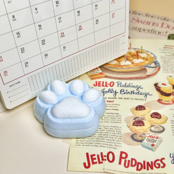 Blue Cat Claw - Wrapped in furtaba squishy slime squishies tabba squishies kidstoysFood-Grade Silicone Slow-Rising Rebound Squishy Fidget Toys for Stress Relief - Soft Squeeze Toys with Thick Creamy Slime Texture, Handmade Non-Toxic Sensory Toys