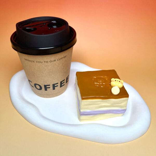 Taro Classic Caketaba squishy slime squishies tabba squishies kidstoysFood-Grade Silicone Slow-Rising Rebound Squishy Fidget Toys for Stress Relief - Soft Squeeze Toys with Thick Creamy Slime Texture, Handmade Non-Toxic Sensory Toys