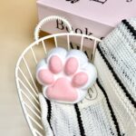 white kitten paws - wrapped in furtaba squishy slime squishies tabba squishies kidstoysFood-Grade Silicone Slow-Rising Rebound Squishy Fidget Toys for Stress Relief - Soft Squeeze Toys with Thick Creamy Slime Texture, Handmade Non-Toxic Sensory Toys