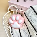 Pink kitten paws - wrapped in furtaba squishy slime squishies tabba squishies kidstoysFood-Grade Silicone Slow-Rising Rebound Squishy Fidget Toys for Stress Relief - Soft Squeeze Toys with Thick Creamy Slime Texture, Handmade Non-Toxic Sensory Toys