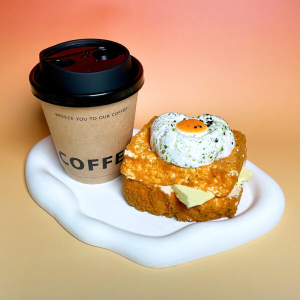 Double layered thick toast with heart-shaped eggs and cheesetaba squishy slime squishies tabba squishies kidstoysFood-Grade Silicone Slow-Rising Rebound Squishy Fidget Toys for Stress Relief - Soft Squeeze Toys with Thick Creamy Slime Texture, Handmade Non-Toxic Sensory Toys