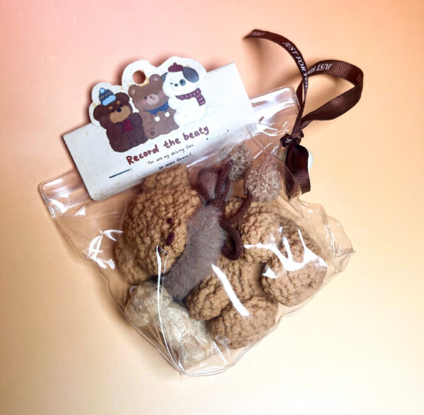 Scar Bear - Browntaba squishy slime squishies tabba squishies kidstoysFood-Grade Silicone Slow-Rising Rebound Squishy Fidget Toys for Stress Relief - Soft Squeeze Toys with Thick Creamy Slime Texture, Handmade Non-Toxic Sensory Toys