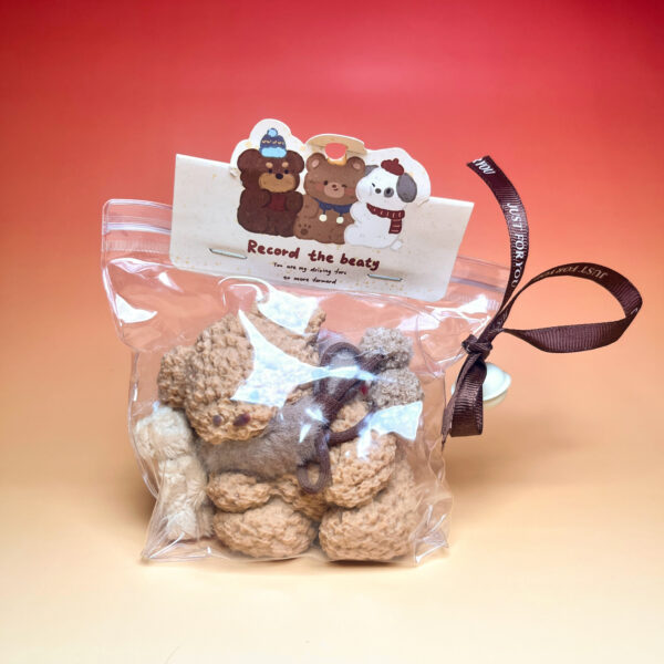 Scar Bear - Browntaba squishy slime squishies tabba squishies kidstoysFood-Grade Silicone Slow-Rising Rebound Squishy Fidget Toys for Stress Relief - Soft Squeeze Toys with Thick Creamy Slime Texture, Handmade Non-Toxic Sensory Toys