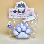 Purple kitten paws - wrapped in furtaba squishy slime squishies tabba squishies kidstoysFood-Grade Silicone Slow-Rising Rebound Squishy Fidget Toys for Stress Relief - Soft Squeeze Toys with Thick Creamy Slime Texture, Handmade Non-Toxic Sensory Toys