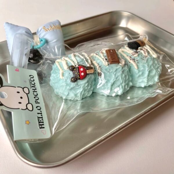 18【트리플 볼 시리즈】모방 식품 스퀴시 슬라임, 식품급 실리콘 소재로 수제 제작한 안전 무독한 스트레스 해소 장난감입니다. 손 근육 단련하고 정신적 스트레스를 완화해 드릴 뿐만 아니라 세탁 가능하며, 40000원 구매 시 무료 배송해 드립니다.